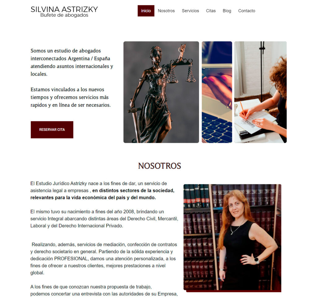 diseño web estudio jurídico